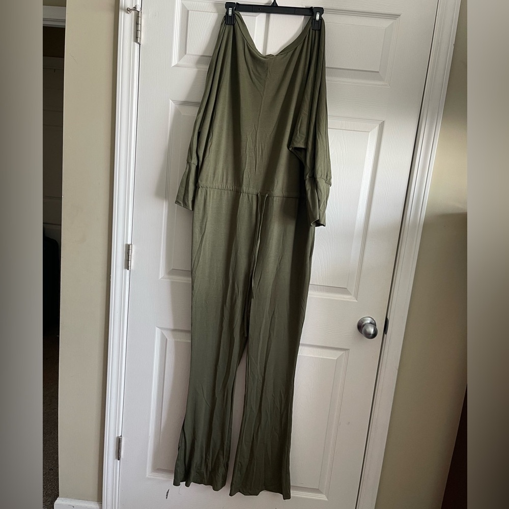 Off the shoulder jumpsuit
